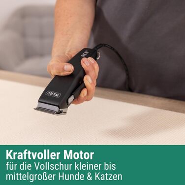 Машинка для стрижки собак Agrarzone Edition Wahl Rex - тиха модель Moser для собак та котів середніх порід - ідеальна для чутливих тварин з набором гребінок