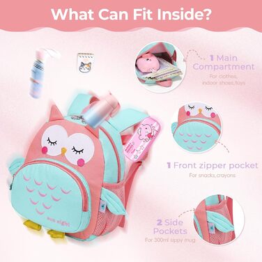 Дитячий рюкзак PROTAURI для школи, садочка та подорожей (3-5 років, курка)