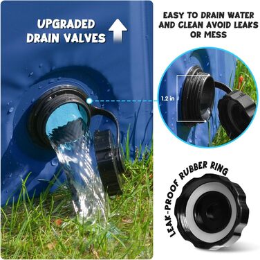 Foldable Dog Pool for Dogs, Dog Cushion Pool, Portable, for Dog Bathing, Plastic, Large, Hard, Children's Pool (100 x 30 cm) (Small(80 x 20cm), Blue)