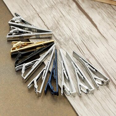 Набір затискачів для краватки YADOCA (4-10 шт.) мідні, класичні, для чоловіків, з подарунковою коробкою - ідеально для весілля та бізнесу