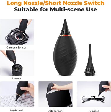 Набір для чищення камери та оптики K&F Concept 10 в 1: DSLR, об'єктиви, мобільні телефони