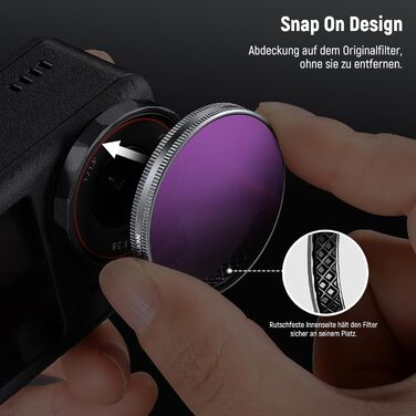 Набір фільтрів NEEWER ND для DJI Osmo Action 3/4/5 Pro (6 шт.) - ND8, ND16, ND32, ND64, ND1000, CPL