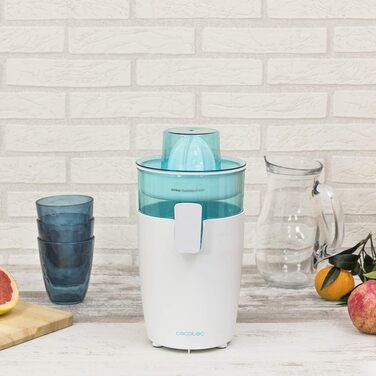 Електрична соковижималка для цитрусових Cecotec Essential TowerAdjust Easy Steel, 350 Вт, 0.35 л, біла