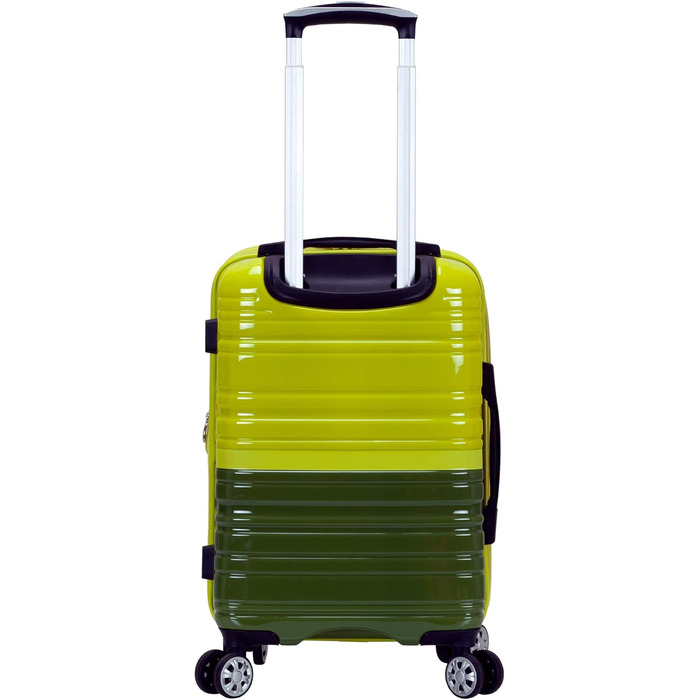 Чемодан Rockland Melbourne Hardside розкладний, спінне колесо, 2 шт. (20'/28'), 2TONEGREEN