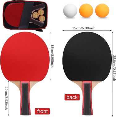 Набір для настільного тенісу преміум-класу: 2 ракетки, 3 м'ячі, стіл. Ідеально для початківців та змагань вдома