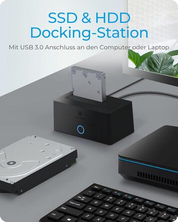 Док-станція ICY BOX для HDD/SSD SATA 2.5/3.5
