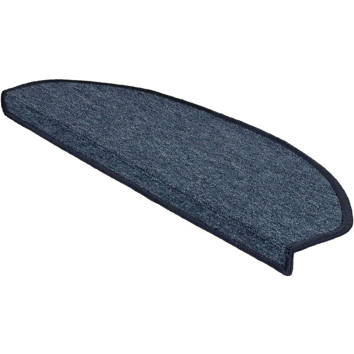 Casa Pura London Stair Treads - Non-Slip Carpet Stair Runners - 15 Piece Set or Individual - Dark Blue