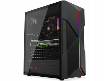 Корпус Krux Astral ARGB Midi Tower, чорний