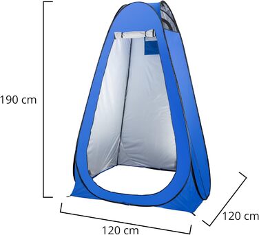 Намет-туалет Stagecaptain TZ-190 MKII Quixie Pop-up - Легкий, швидкозбірний, для відпочинку на природі (туалет, передягальня, сонцезахист)