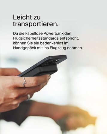 Power Bank Belkin BoostCharge Pro 10000mAh з Qi2, MagSafe, вбудований стійка, чорний, для iPhone 17, Air, 16, 15, 14, Pixel та інші