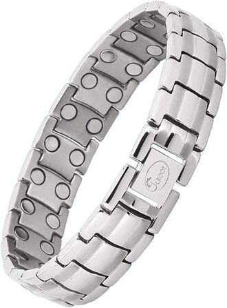 Браслет на магніті JEROOT з титану для чоловіків - здоров'я та енергія (3500 гаус)