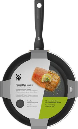Сковорода WMF Permadur Inspire 28 см з антипригарним покриттям, індукційна, алюміній, PermaDur, ергономічна ручка, для всіх типів плит