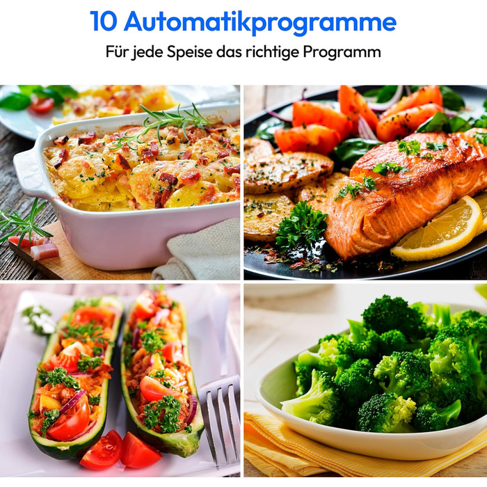 Мікрохвильова піч MEDION 3 в 1 з грилем та конвекцією (23 л, 900 Вт, 10 автопрограм, чорна) MD11493