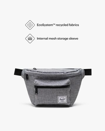 Сумка на пояс Herschel Pop Quiz Hip Pack, стандартний розмір, колір 'Rabe Kreuzschraffur'