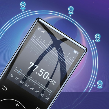MP3 MP4 плеєр 16ГБ з FM-радіо, відео, Bluetooth 5.0 та HiFi звуком