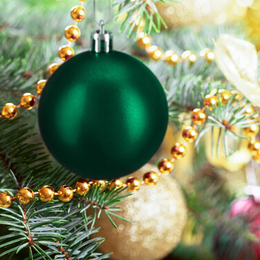 Relaxdays Set of 100 Christmas Baubles