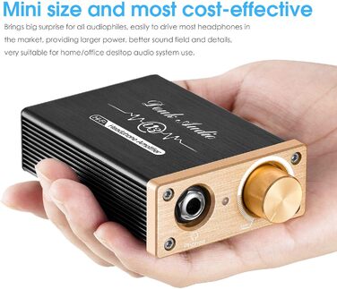 Підсилювач для навушників Douk Audio U3 Mini Class A, стерео, підвищеної якості