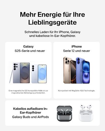 Бездротова зарядна станція 2-в-1 Belkin BoostCharge Qi2 15W MagSafe для iPhone 17, AirPods, Pixel, з блоком живлення 30W, чорна