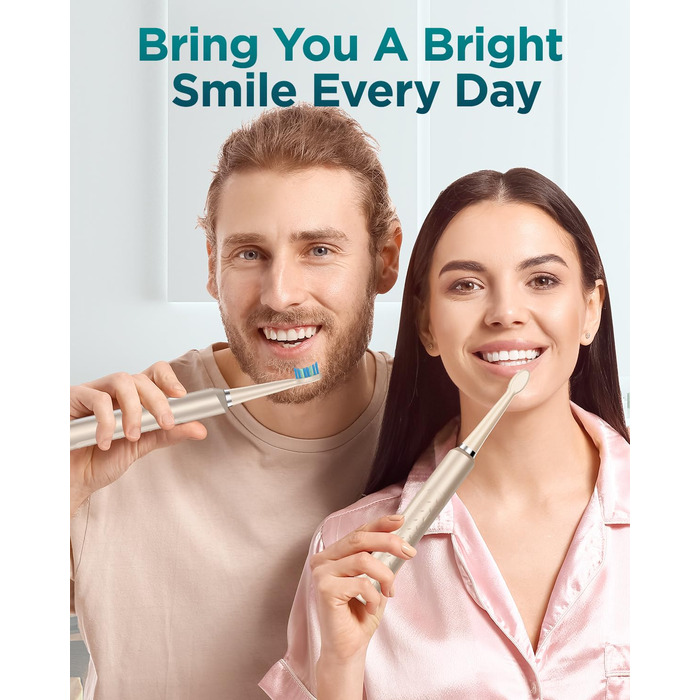 Електрична зубна щітка Sonico з 8 насадок, 5 режимів, чохол. Преміум якість, 1 шт.