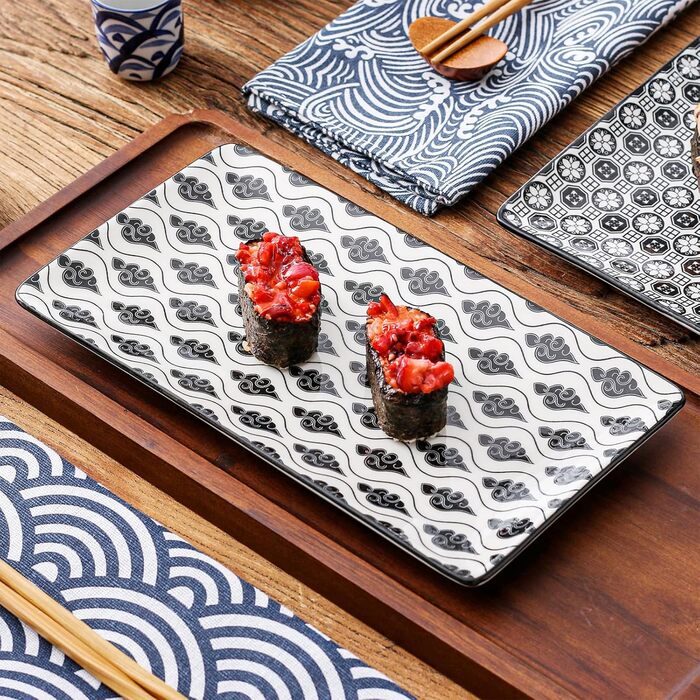 Набір сервірувальних тарілок Vancasso Haruka, 4 шт, порцеляна