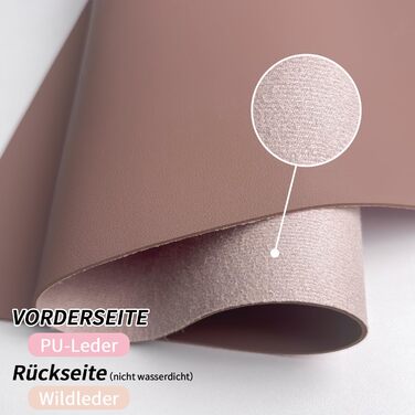 Підкладка під мишу для столу 80x40 см з PU-шкіри, легко очищається, захист столу від подряпин, антиковзаюча підкладка для офісу та дому