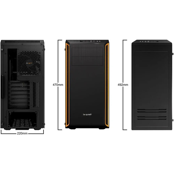 Корпус be quiet! BGW020 Midi Tower, чорний