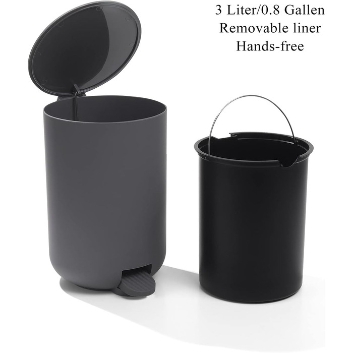 Набір аксесуарів для ванної кімнати: смітник 3л, тримач для зубних щіток, дозатор мила, тримач для туалетного паперу, щітка для унітазу та тримач, зелений, 5 шт.