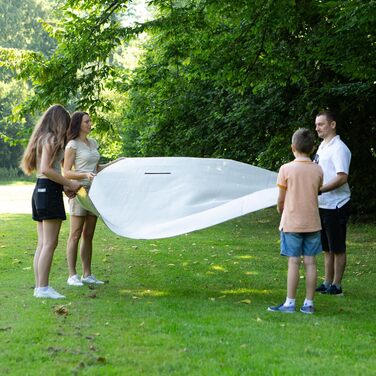 Плед для пікніка Meteor XXL водовідштовхувальний, термоізоляційний 175x200 см, бежевий - для пляжу, саду, кемпінгу