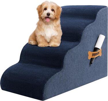 Сходинки для собак та котів ROMROL - 4 сходинки, Marine (Морський колір)