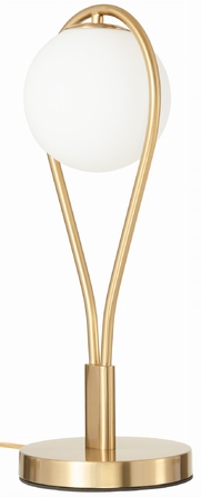 Настільна лампа Ledigo Milano, білий/жовтий, 40 Вт