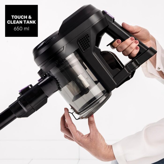 Вертикальний пилосос 3-в-1 Taurus Multiflex Hs-2900 циклонний, ручний, 600 Вт, чорний