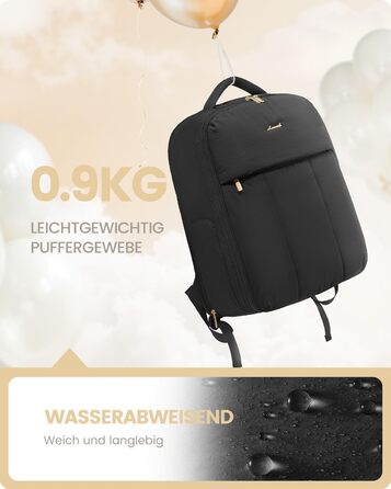 Чорний жіночий рюкзак OVEVOOK для подорожей, 40 л, для ноутбука 17