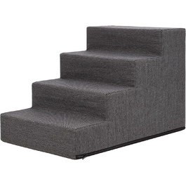 Сходинка для собак та котів Tiertreppen - пандус з 4 сходинок, сірий, висота 40 см