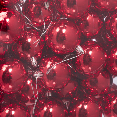 Relaxdays Set of 50 Christmas Baubles