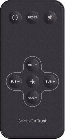 Trust Gaming GXT 38 Акустична система 2.1 з сабвуфером (RGB) - 120 Вт (для смартфона/ПК/планшета, чорний/червоний)