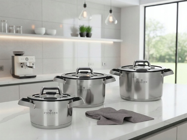 Набір каструль Klassiker PRO Black Zwieger, 8 предметів