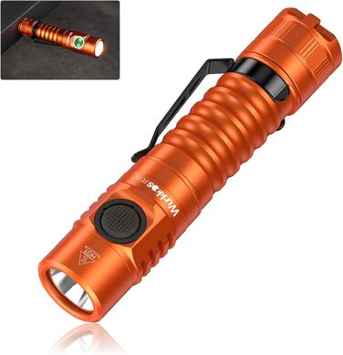 Wurkkos FC11-C LED ліхтарик: 1200 Люмен, USB-C, 90 CRI, 5000K, Магнітний корпус, перезаряджається