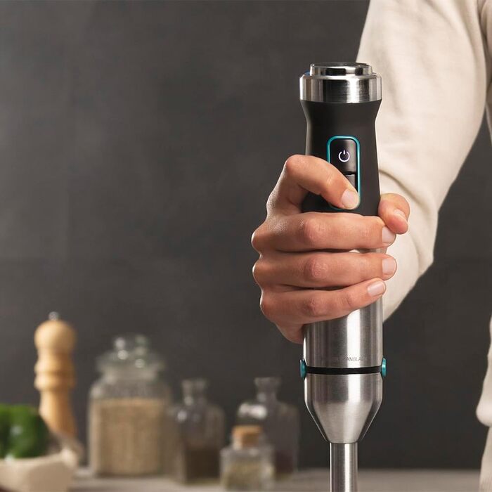 Блендер Cecotec Stabmixer Power TitanBlack 1500 XL PerfectCream з титановим покриттям, 1500 Вт, 6 насадок