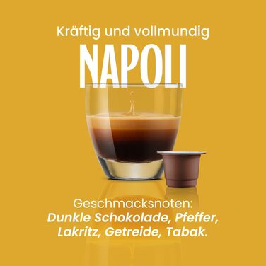 Кавові капсули Caffè Vergnano 1882 Napoli, сумісні з Nespresso, 50 шт
