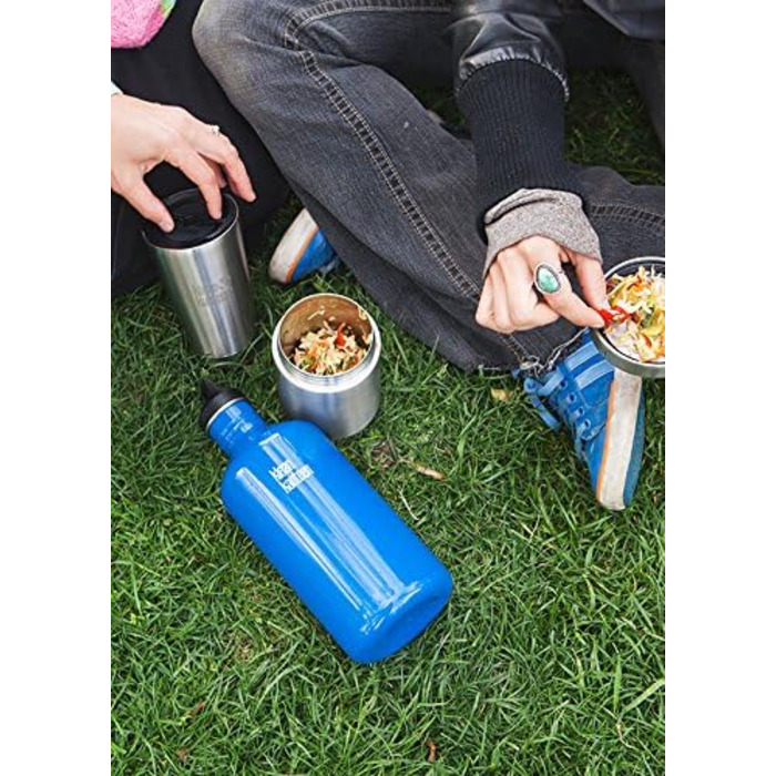 Klean Kanteen Classic Water Bottle, Stainless Steel, Tidal Pool, One Size
