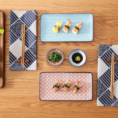 Набір посуду Vancasso HARUKA Sushi Set для суші (2 персони), порцеляна, Японія