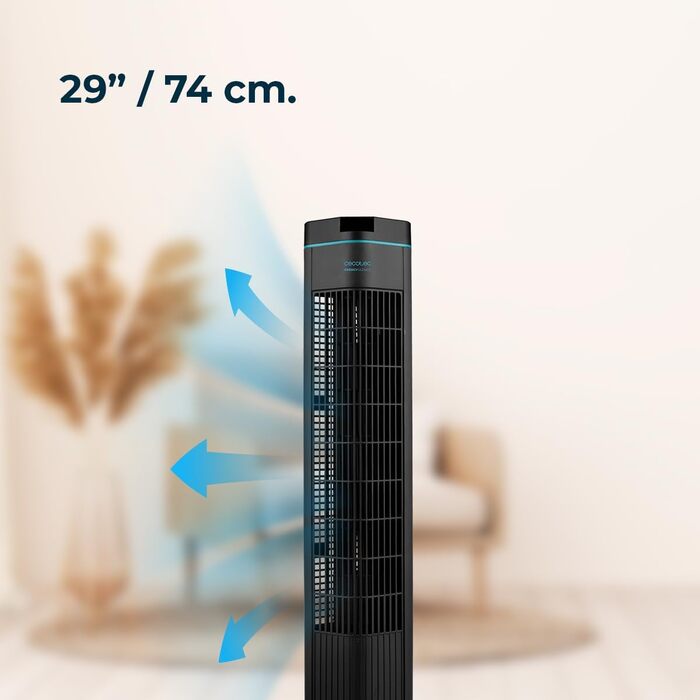 Турбовентилятор Cecotec EnergySilence 9090 Skyline, 76 см, білий, ручне керування