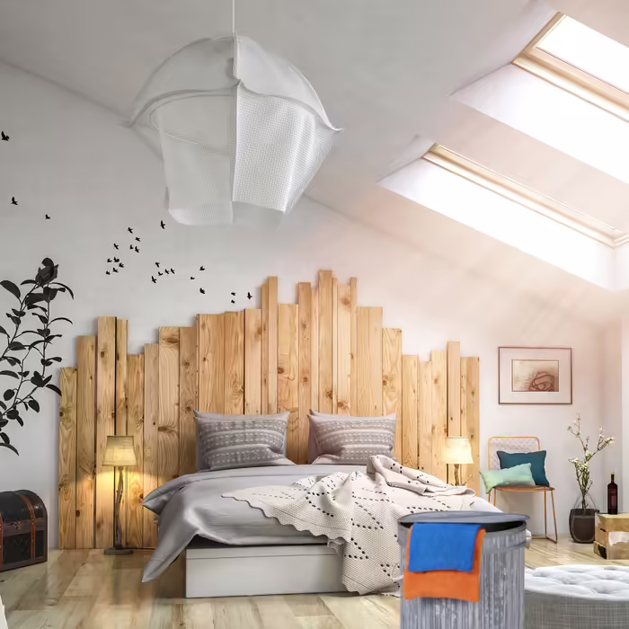 Бамбуковий кошик для білизни Relaxdays з відкидною кришкою