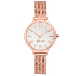 Жіночий наручний годинник Nine West з міллезаканим браслетом, колір Rose Gold