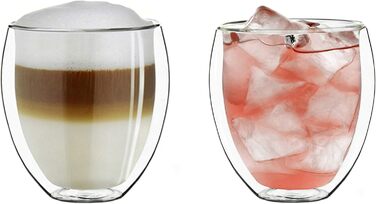 Created double-walled glasses 400ml 