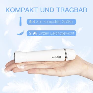 Електричний триммер для волосся на обличчі 3-в-1 для жінок. Триммер для брів, обличчя, тіла. Бездротовий, водонепроникний. Білий