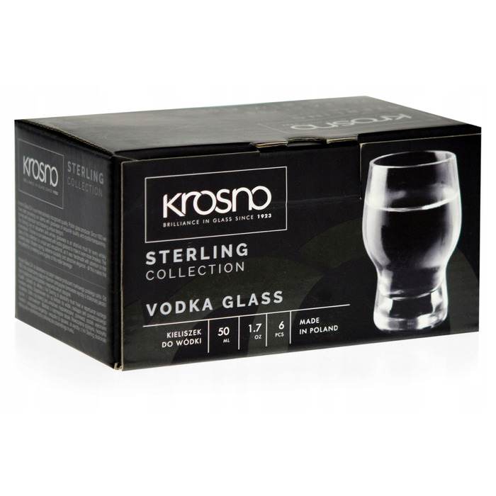 Набір стопок для горілки Krosno Mixology 35 мл, 9956 (6 шт.)