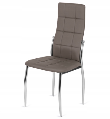 Стілець Mebel Elite, штучна шкіра, сірий, 1 шт.