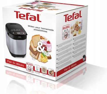 Хлібопічка Tefal PF240E38, сріблястий/сірий, 700 Вт