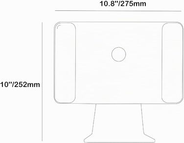Магнітна підставка-тримач для Apple iPad Pro 12.9'' (3-6 покоління) та iPad Air 13'' (M4/M5), колір сірий